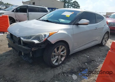 2016 Hyundai Veloster из США, поврежденный, VIN KMHTC6AD4GU275698